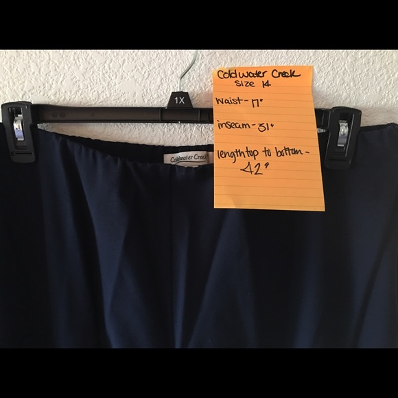 BOGO Coldwater Creek blue dress pants - Picture 4 of 4